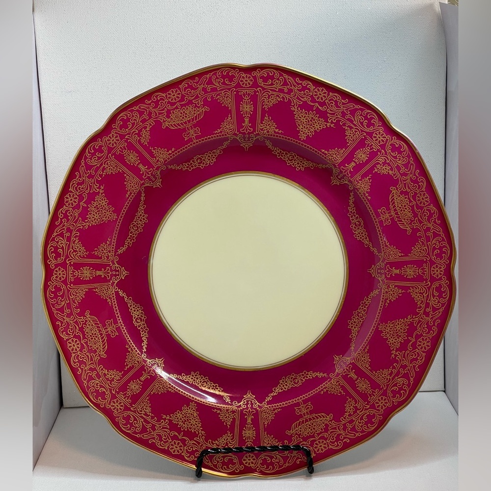Vintage P.T. Bavaria Tirschenreuth Ornate Decorative Plate - O&M Studio